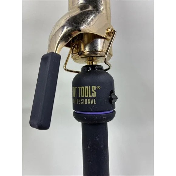 Hot Tools Professional 1-1/2 Gold Hair Curling Iron Mod. HT1102XL - Picture 5 of 9